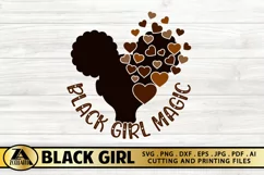 Black Girl Magic SVG | Valentine's Day Cut file Product Image 6