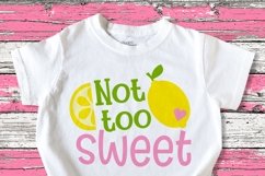 Not too sweet lemon | Lemon SVG Product Image 2