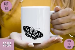 Butterfly t-shirt design| Vinyl butterfly SVG Product Image 5