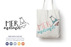Mermaid - Mer Mama SVG Cut Files Product Image 1