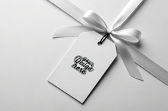 Gift Tag Mockup, Tag Mockup, Favor Tag Mockup, jpg Mockup Product Image 1