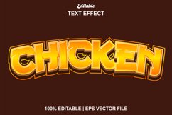 chicken text effect Product Image 1