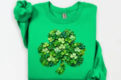 Shamrock png | Faux Painted St Patricks Day Clover Product Image 5