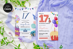 Editable 17th Birthday Invitation Template Product Image 8