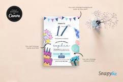 Editable 17th Birthday Invitation Template Product Image 6