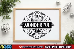 It's The most wonderful time of the year SVG Product Image 3