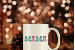 Mama PNG, Embroidery Letters for To My Mom Product Image 5