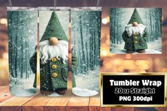 Winter Gnome 20oz Tumbler Wrap for Sublimation Product Image 1