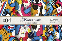 Pop Art Digital Paper |Comic Book Background Product Image 1