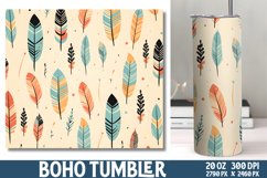 Boho Digital Papers Tumbler Wrap Product Image 1