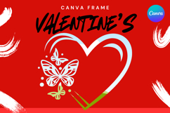 Heart Canva Frame Love Heart Valentine Shape Photo Frame_18 Product Image 1