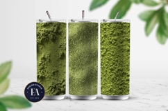 Matcha Powder Texture, Green Matcha Dust Digital Paper Product Image 2