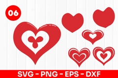 Decorative Heart Love Symbol SVG PNG Product Image 1