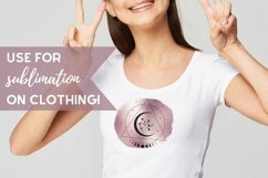 Astrological Zodiac Signs Sublimation with Shiny Metal Paint Product Image 2