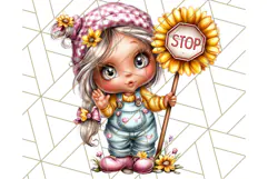 Gnomes at Work Clipart PNG, Cute Gnomes PNG Illustration Product Image 2