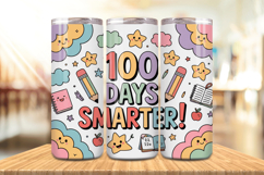 100 Days Of School Tumbler wrap, Teacher Day 20oz Tumbler Product Image 1