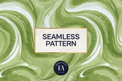 Watercolor Matcha Pattern, Green Wash Texture Product Image 3