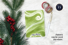 Watercolor Matcha Pattern, Green Wash Texture Product Image 4