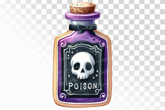 Magic Potion Bottle Cookies Halloween PNG Product Image 1