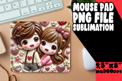 Whimsical Desk Pad Sublimation Ideas, 3D Characters Product Image 1