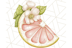 Pastel Tea Clip Art PNG with Sweets and Floral Accents Png Product Image 2