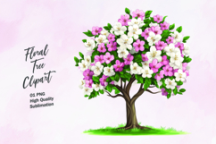 Floral tree clipart sublimation png Product Image 1