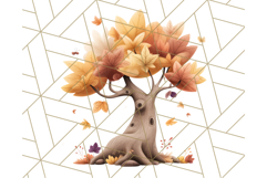 Woodland Forest Scene PNG Clipart, Fall Nature Elements Product Image 2