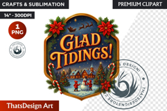 Christmas Greetings clipart PNG, Holiday Quotes wishes Product Image 1