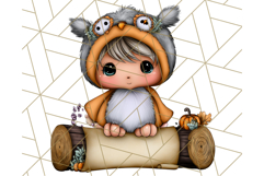 Woodland Autumn Parade Clipart PNG Fall Animals Product Image 2