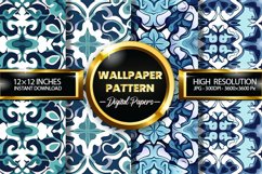 Wallpaper Pattern Digital Papers - 04 Variations Product Image 1