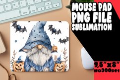 Whimsical Halloween Gnome Mouse Pad Design Sublimation Product Image 1
