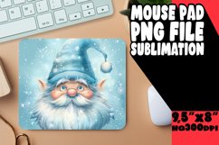 Delightful Watercolor Gnome Mouse Pad Design Theme Product Image 1