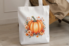 Pumpkin Clipart PNG | Fall Autumn Pumpkin Illustration Product Image 3