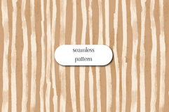 Seamless Beige Striped Pattern with Hand Painted Lines Product Image 1