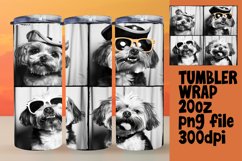 Funny Dog Expressions Tumbler Wrap 20oz Product Image 1