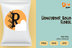 Honeyroot Boho Floral Monogram Product Image 1
