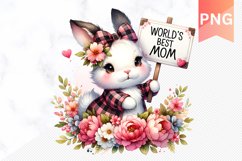 World&#039;s best mom Sublimation - Mother&#039;s Day Clipart PNG Desi Product Image 1