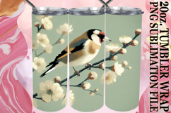 Joyful Moments 20oz tumbler wrap, Birds Product Image 1