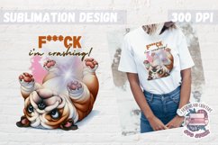 Tired dog Sarcasm Sublimation design Funny Quote Animal Product Image 1