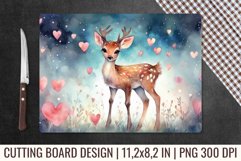 Valentines Animal Cutting Board|Kitchen Glass Cutting Board Product Image 1