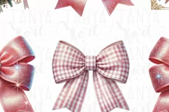 Coquette Christmas Bow PNG | Pink and Preppy Christmas Product Image 5