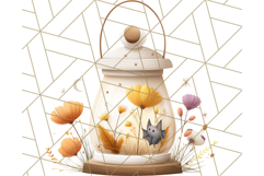 Cottagecore Halloween Clipart Cozy PNG, Autumn Fall Png Product Image 2