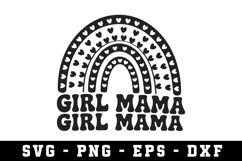 Girl Mama Design Svg |Mother Day SVG Cut file Product Image 1
