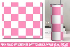 Valentines Day Pink Tumbler Wrap Product Image 1