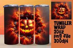 Beautifully Designed 20oz Tumbler , 3D Pumpkin Product Image 1