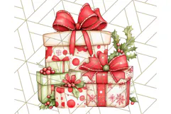 Christmas Dinosaur PNG Clipart, Cute Dino Holiday Art Png Product Image 2