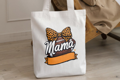 Football Mama Sublimation PNG, Fall Mom Sports Clipart, Product Image 3