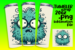 GORGEOUS 20oz Tumbler Wrap for Gifts , Monster Product Image 1