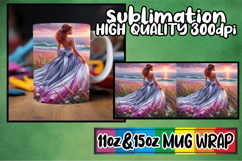 Cheerful journeys 11oz 15oz sublimation wrap, Women Product Image 1