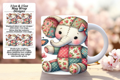 Sophisticated 15oz Mug Wrap Png Design , Animals Product Image 1